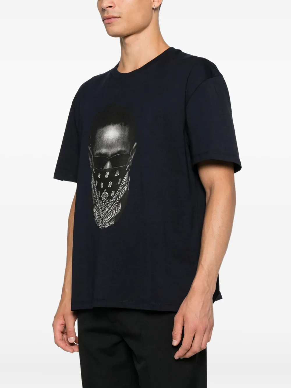 Ih Nom Uh Nit T-shirt met grafische print Blauw