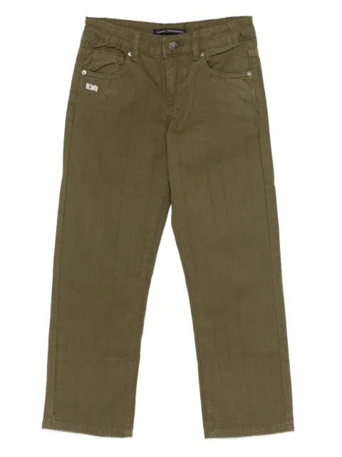 Daniele Alessandrini Kids pantalon de jogging à plaque logo