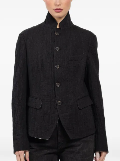 Forme D'expression flap-pockets buttoned jacket