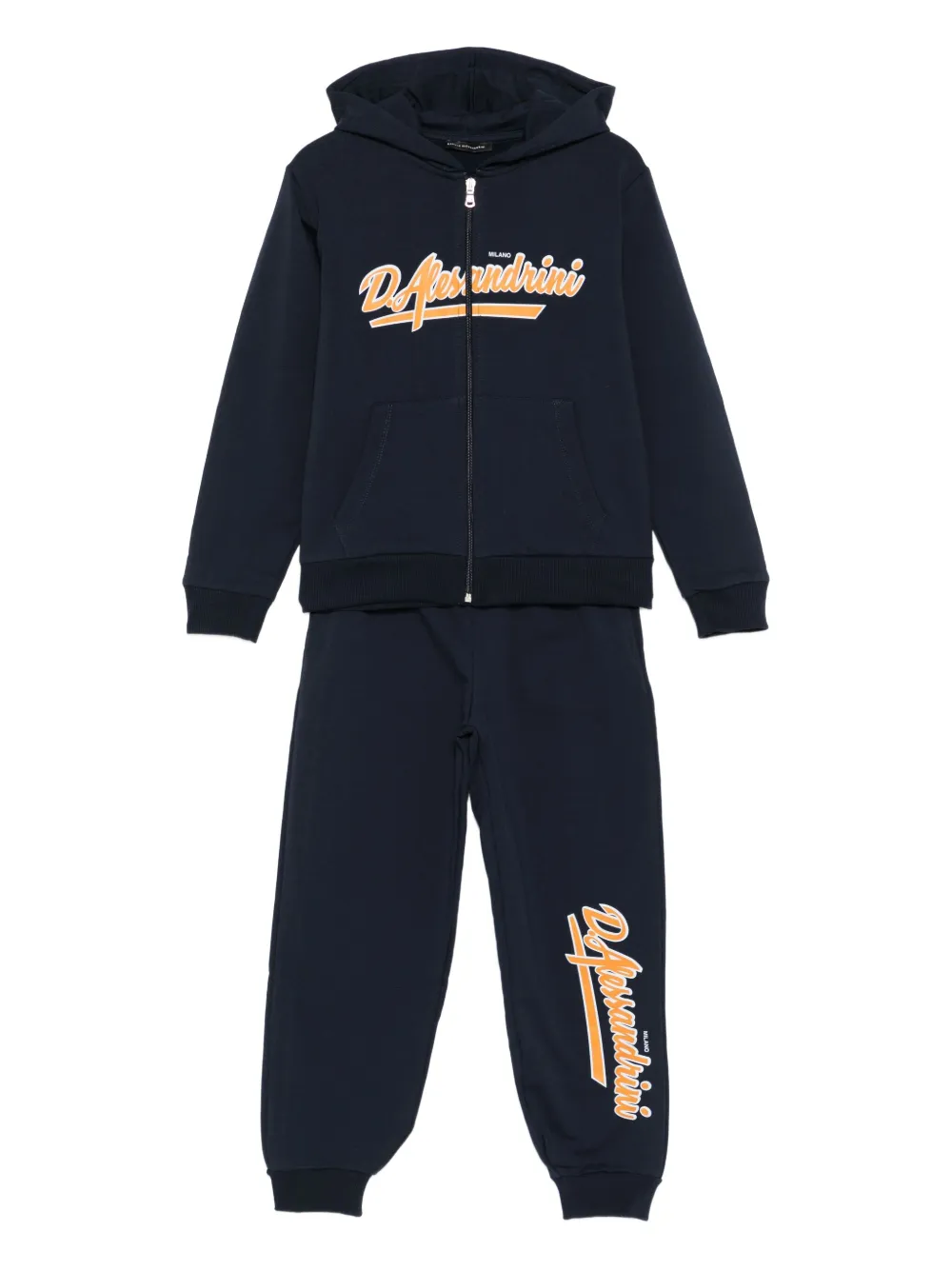 Daniele Alessandrini Kids logo-print tracksuit - Blu