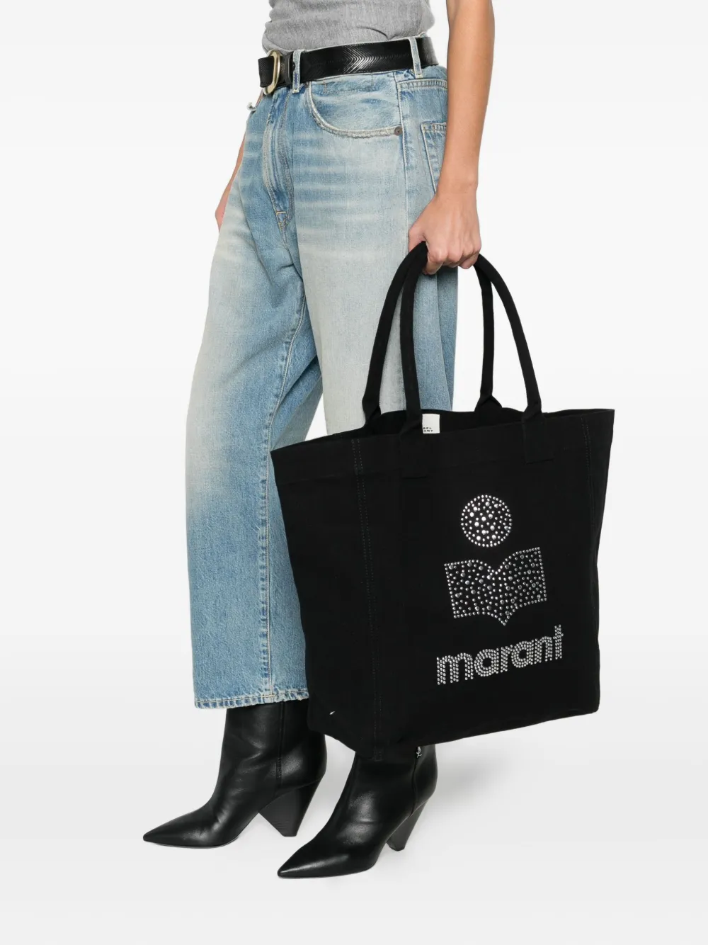 Isabel Marant Yenky Tote Bag In Black