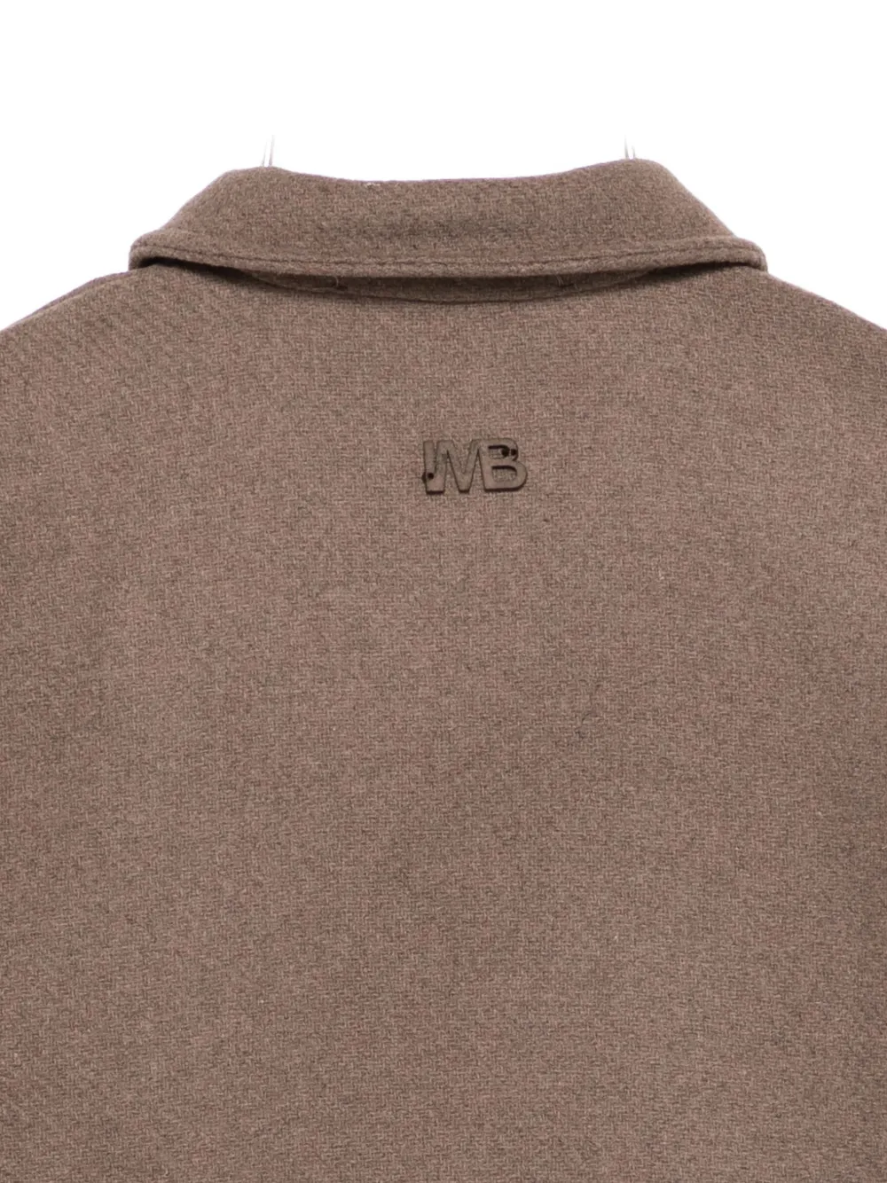 I'm Brian Buttoned Wool Jacket In Brown