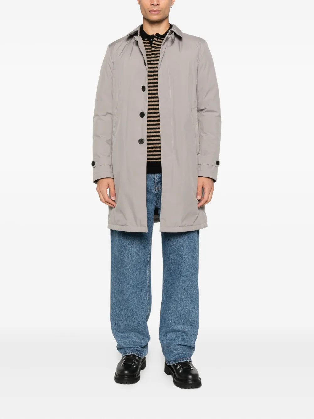 Herno buttoned coat | Single Breasted Coats | Image 2