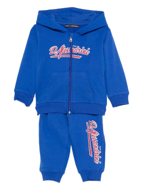 Daniele Alessandrini Kids hooded logo-print tracksuit set