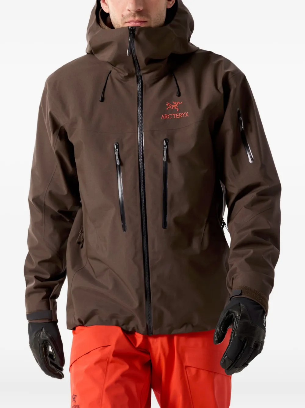 Arc'teryx Alpha SV hooded zip-up jacket | marron | Image 1