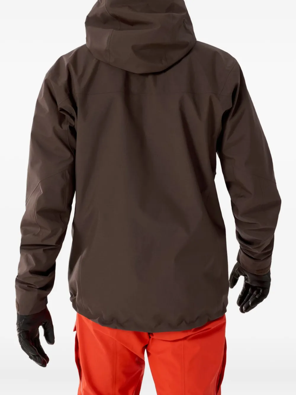 Arc'teryx Alpha Sv Hooded Zip-up Jacket In Brown