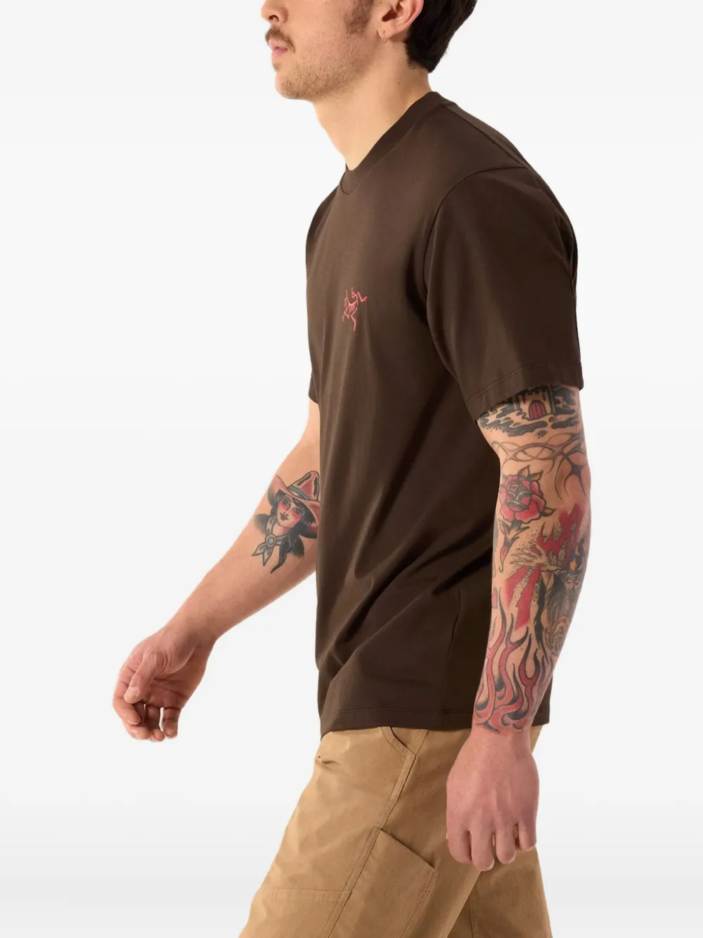 Arc'teryx Kragg SL T-shirt met logo Bruin