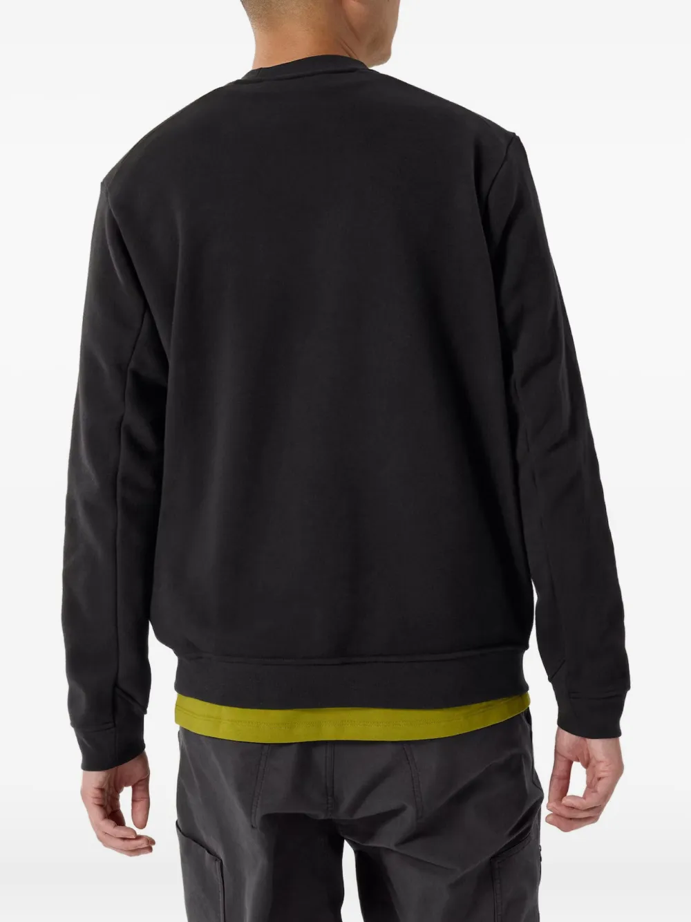 Arc'teryx Emblem Logo Crew-neck Sweatshirt In Black