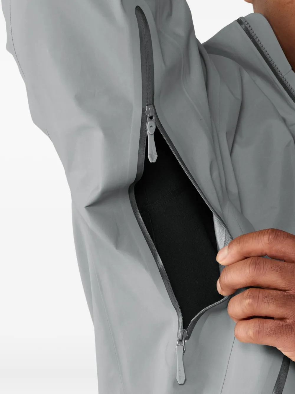 Arc'teryx Beta Sl Hooded Zip Jacket In Gray