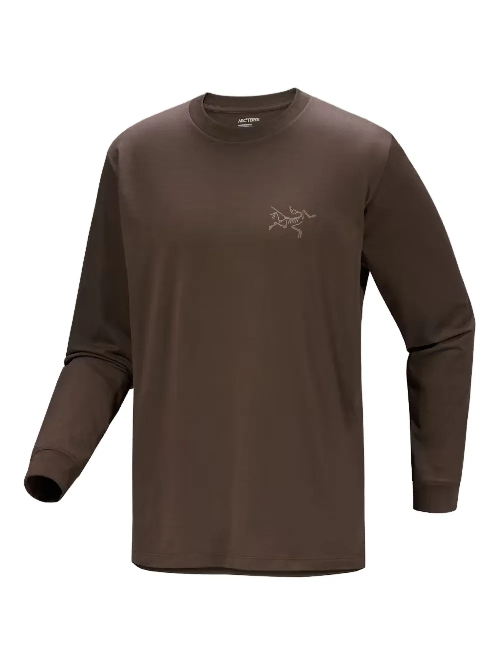 Arc'teryx graphic-print long-sleeved T-shirt | Brown | Image 1
