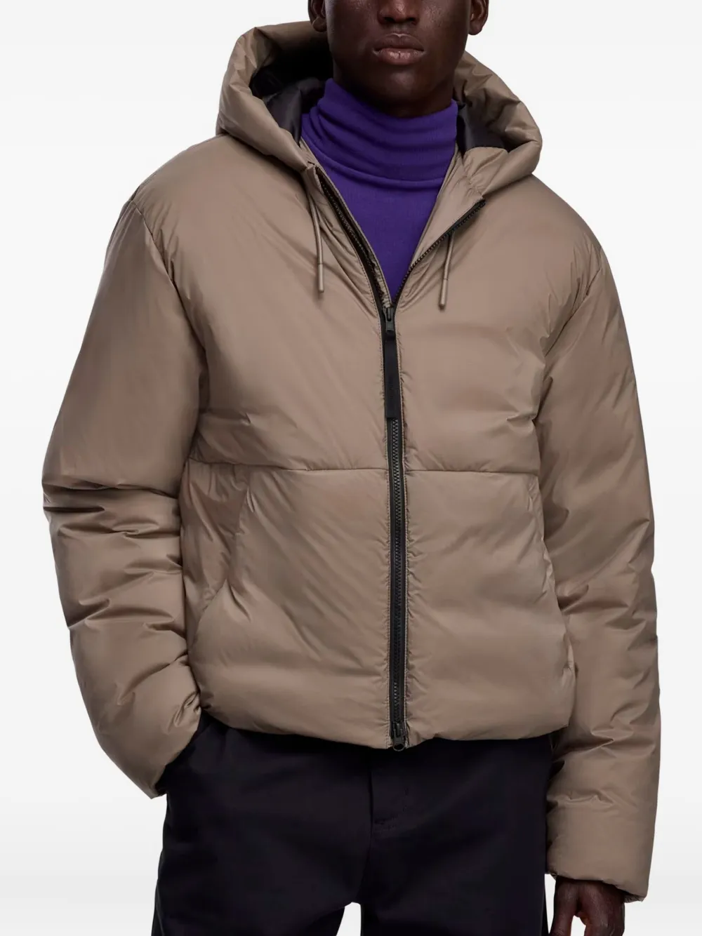  Canada Goose Hooded Padded Jacket - Neutrals 
