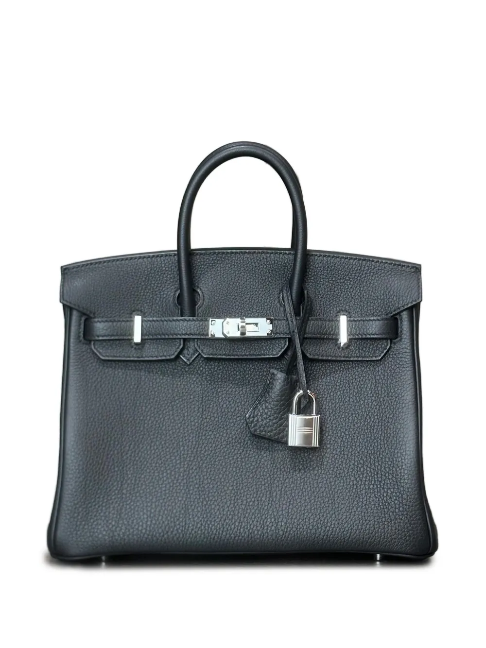 Hermès Pre-Owned 2025 noir Birkin 25 Togo palladium hardware handbag | Black | Image 1