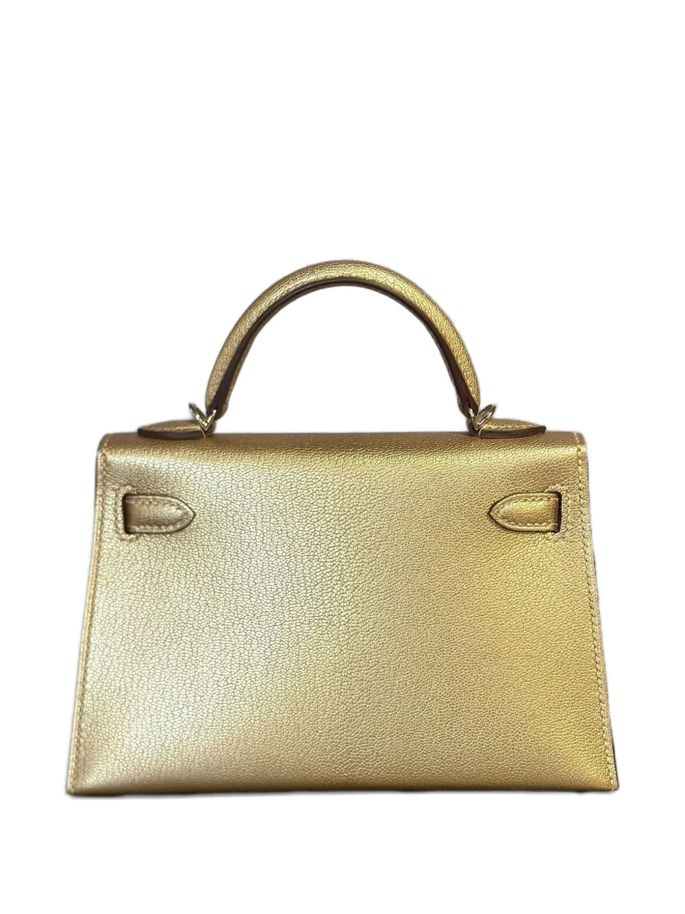 Hermès Pre-Owned 2025 dore Mini Kelly Sellier 20 Chevre Chamkilight permabrass hardware handbag | Pre-Owned | Image 2
