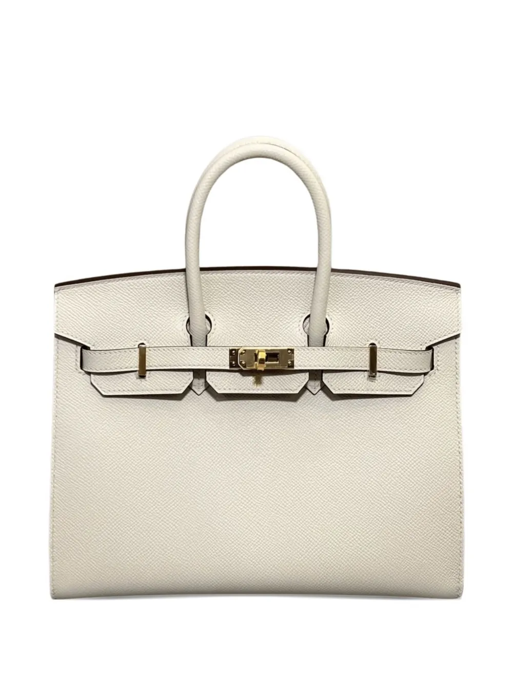 Hermès Pre-Owned 2025 craie Birkin 25 Togo gold hardware handbag | Neutrals | Image 1