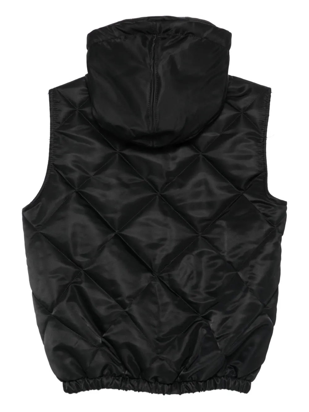 YES LONDON Bodywarmer met capuchon Zwart