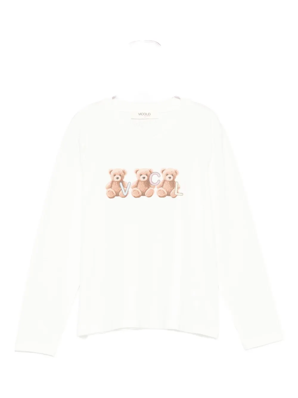 Vicolo Graphic-print T-shirt In White