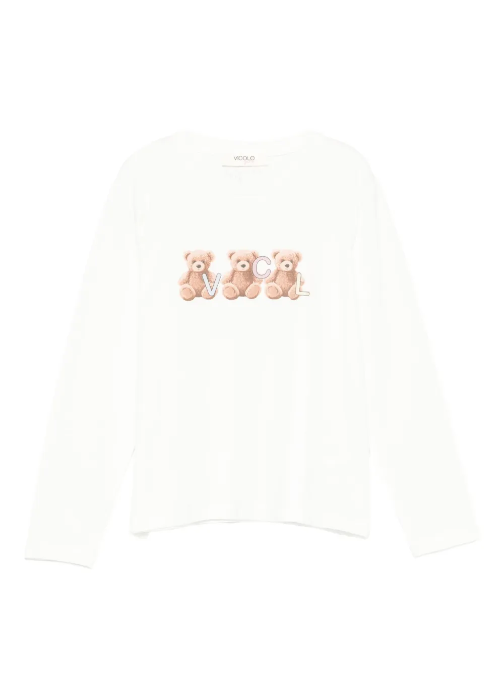 VICOLO playera con estampado gráfico | blanco | Image 1