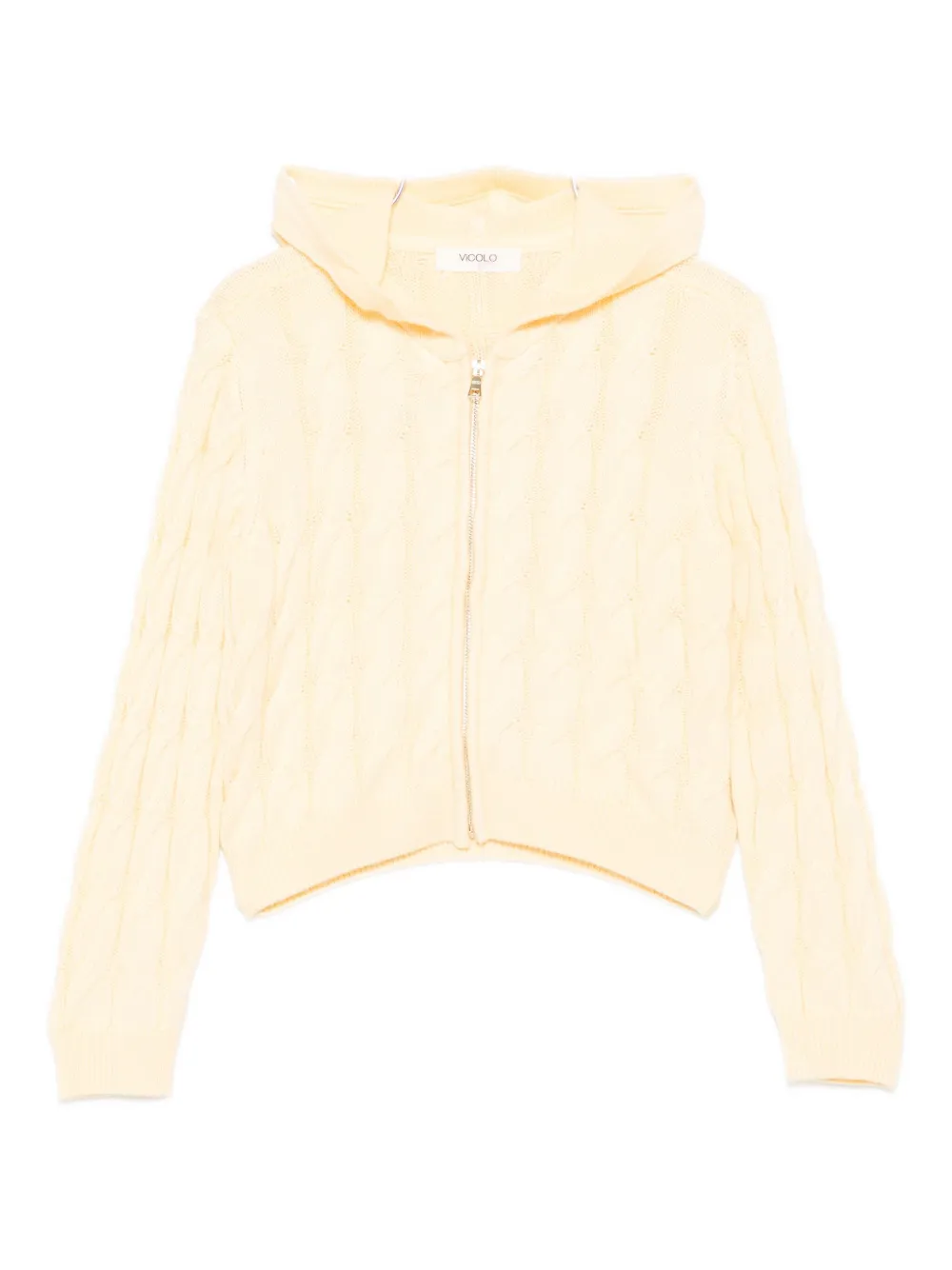 VICOLO sudadera con capucha y cremallera | amarillo | Image 1