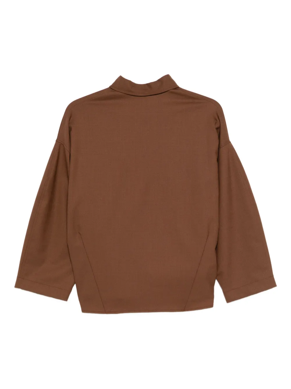 Merci cotton shirt - Bruin