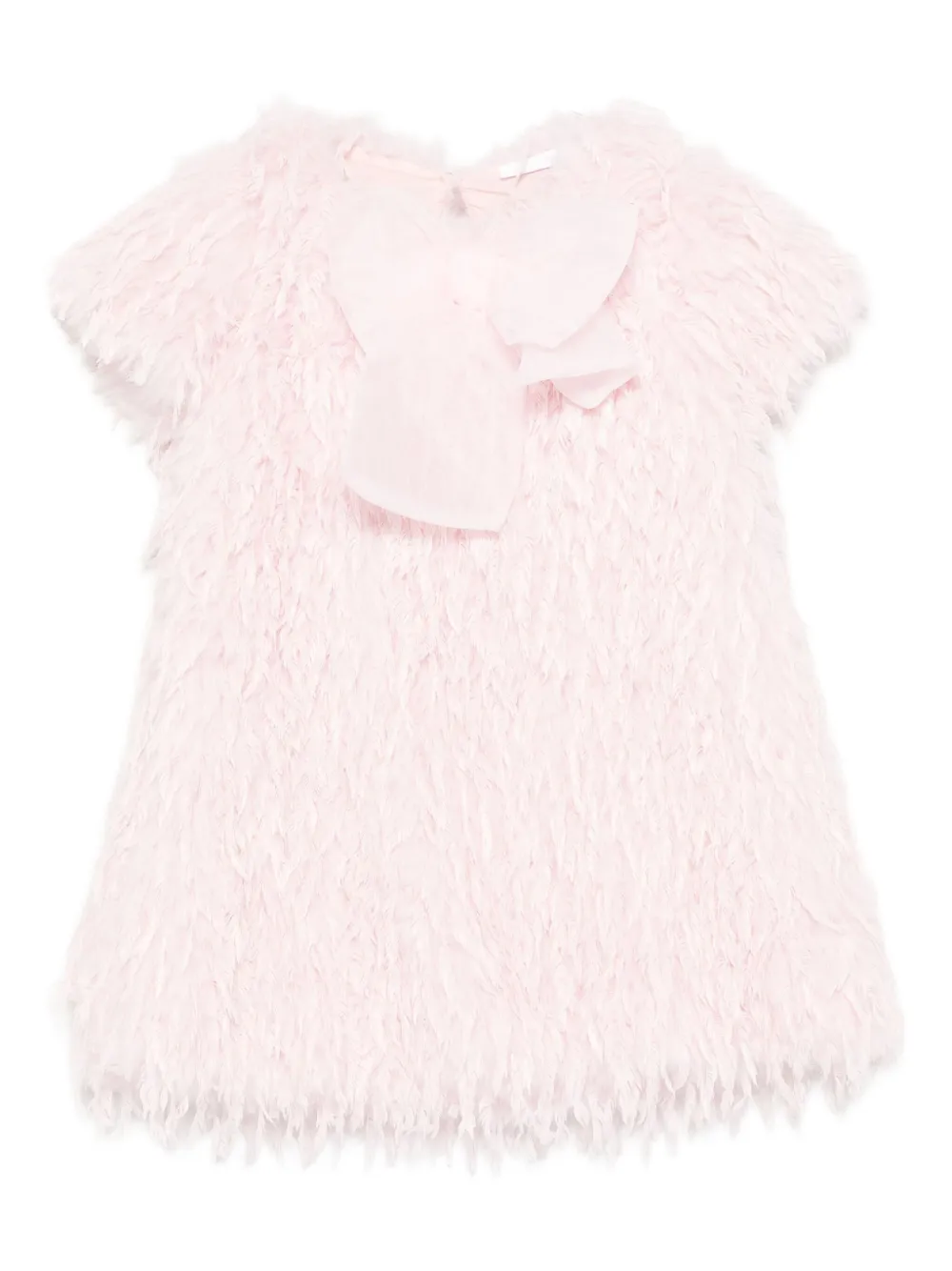 Miss Grant Kids リボン ワンピース - ピンク Miss Grant Kids リボン ワンピース - ピンク