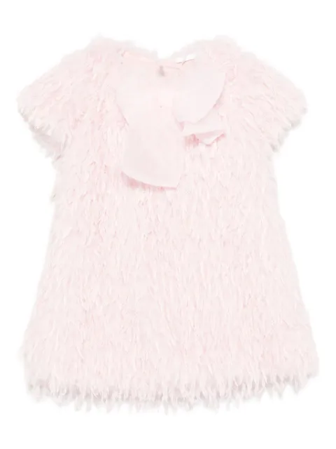 Miss Grant Kids bow-embellished dress