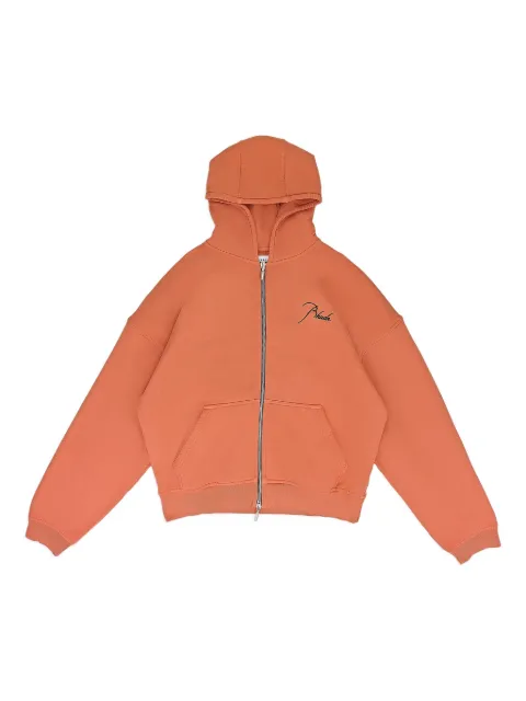 RHUDE hoodie con cierre
