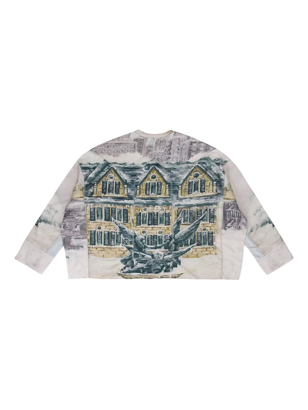 Who Decides War Statue T-shirt met lange mouwen - Beige