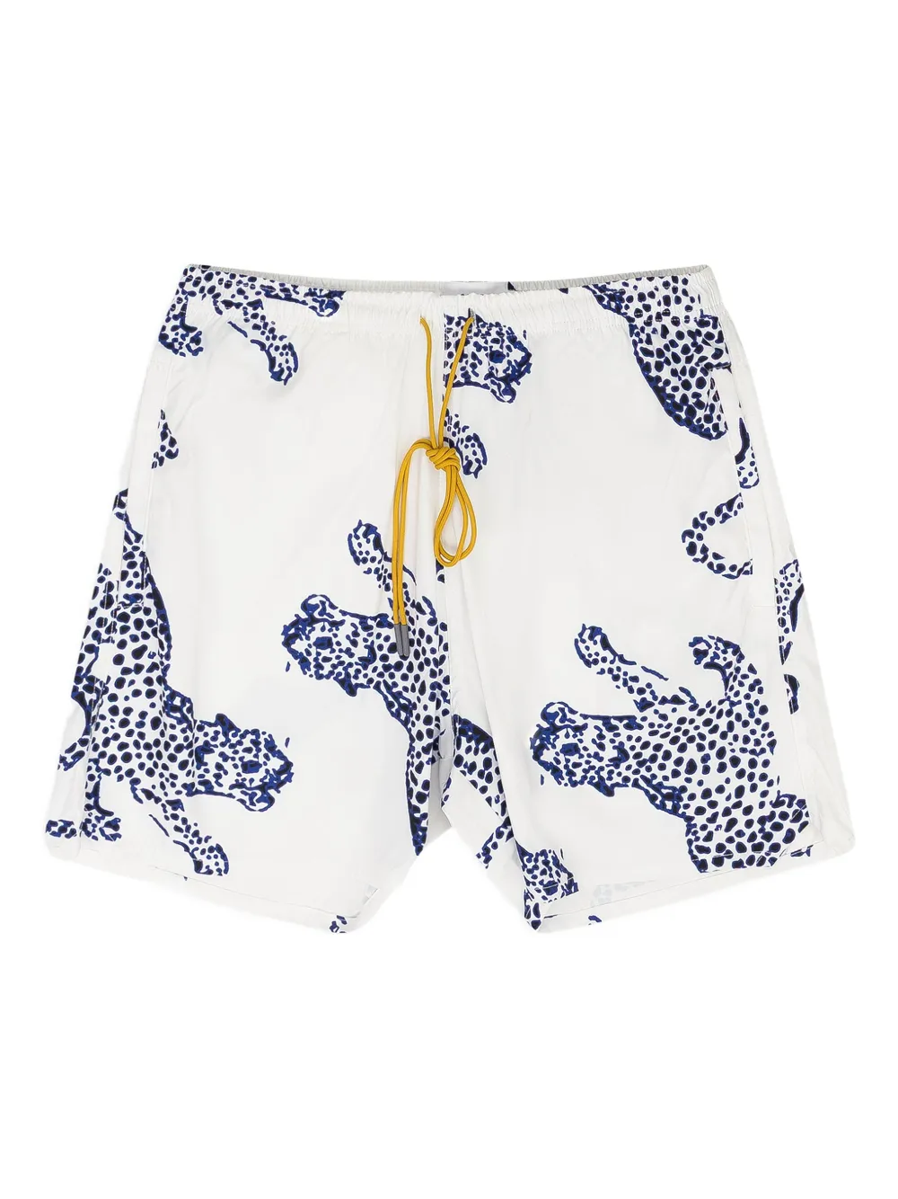 RHUDE shorts de playa con animal print | blanco | Image 1