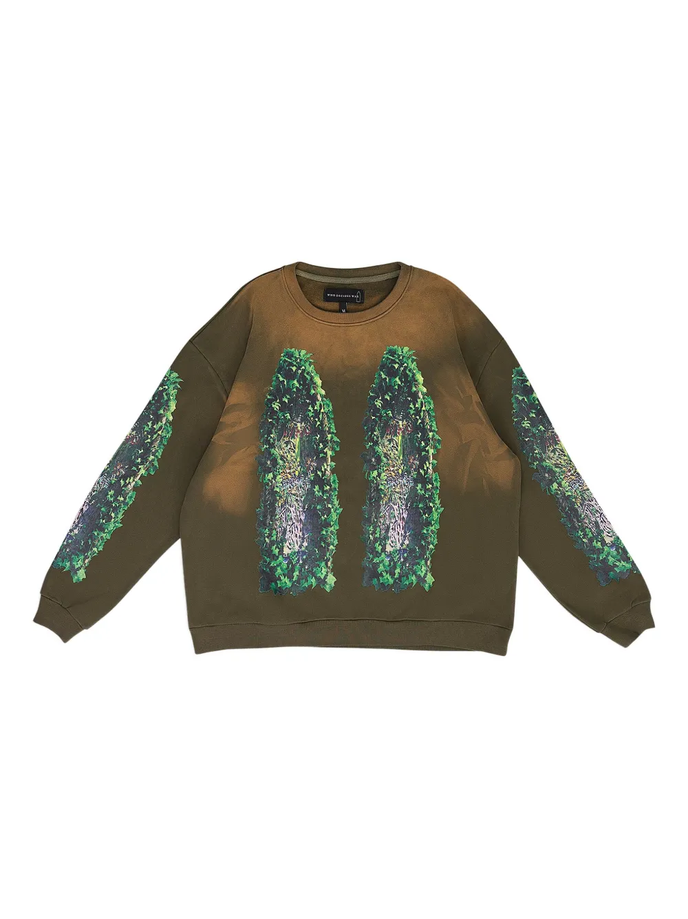 Who Decides War Garden Glass Sweatshirt In Brown