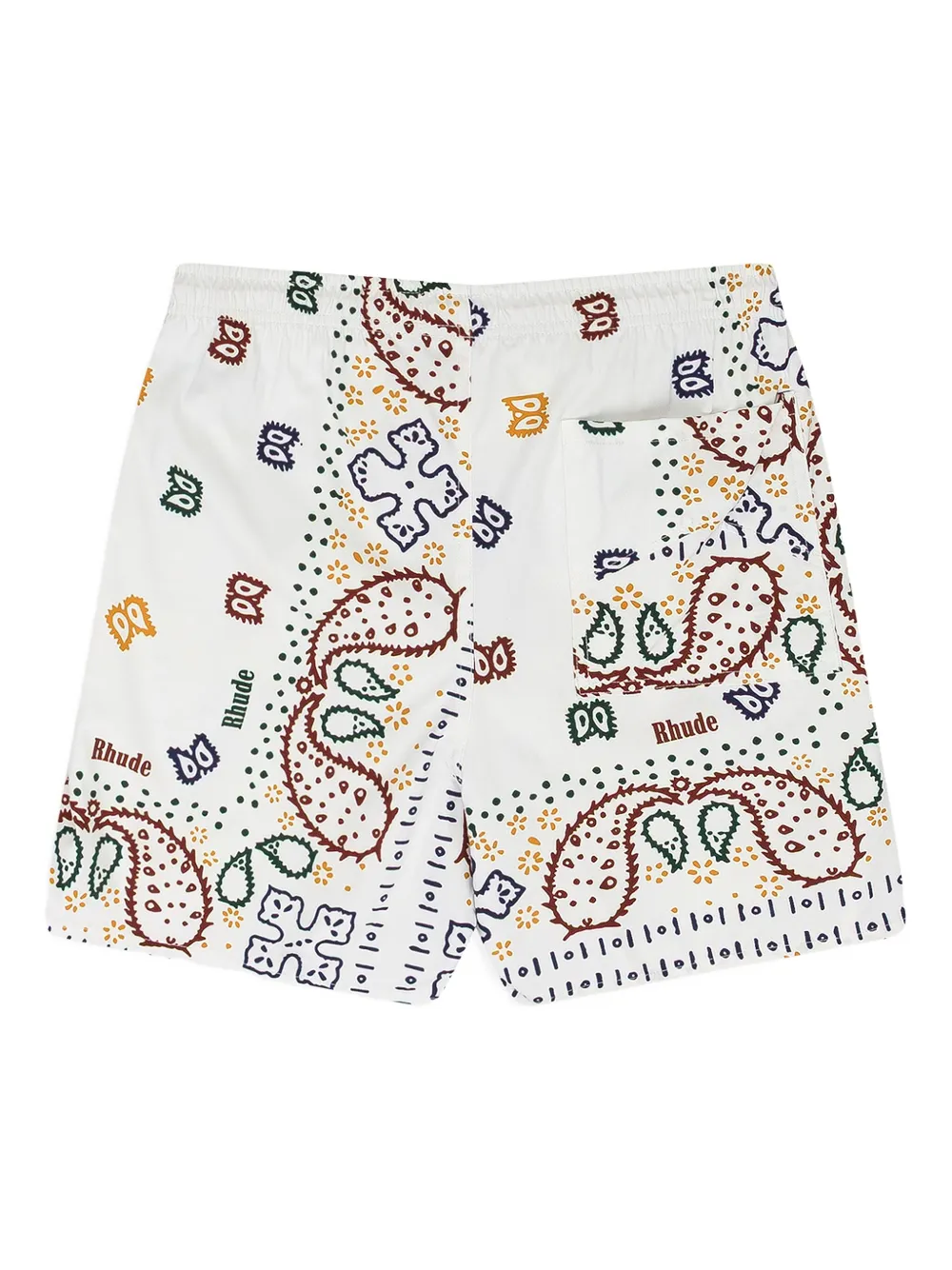 RHUDE traje de baño slip con logo | Shorts de playa | Image 2