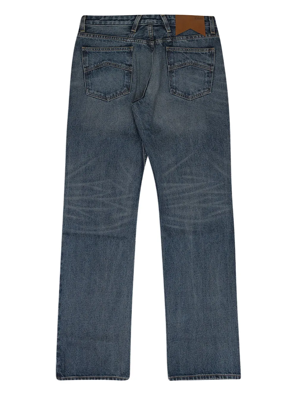 RHUDE Flared denim bootcut jeans - Blauw
