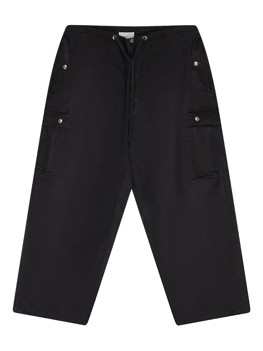RHUDE washed parachute track pants | Black | Image 1