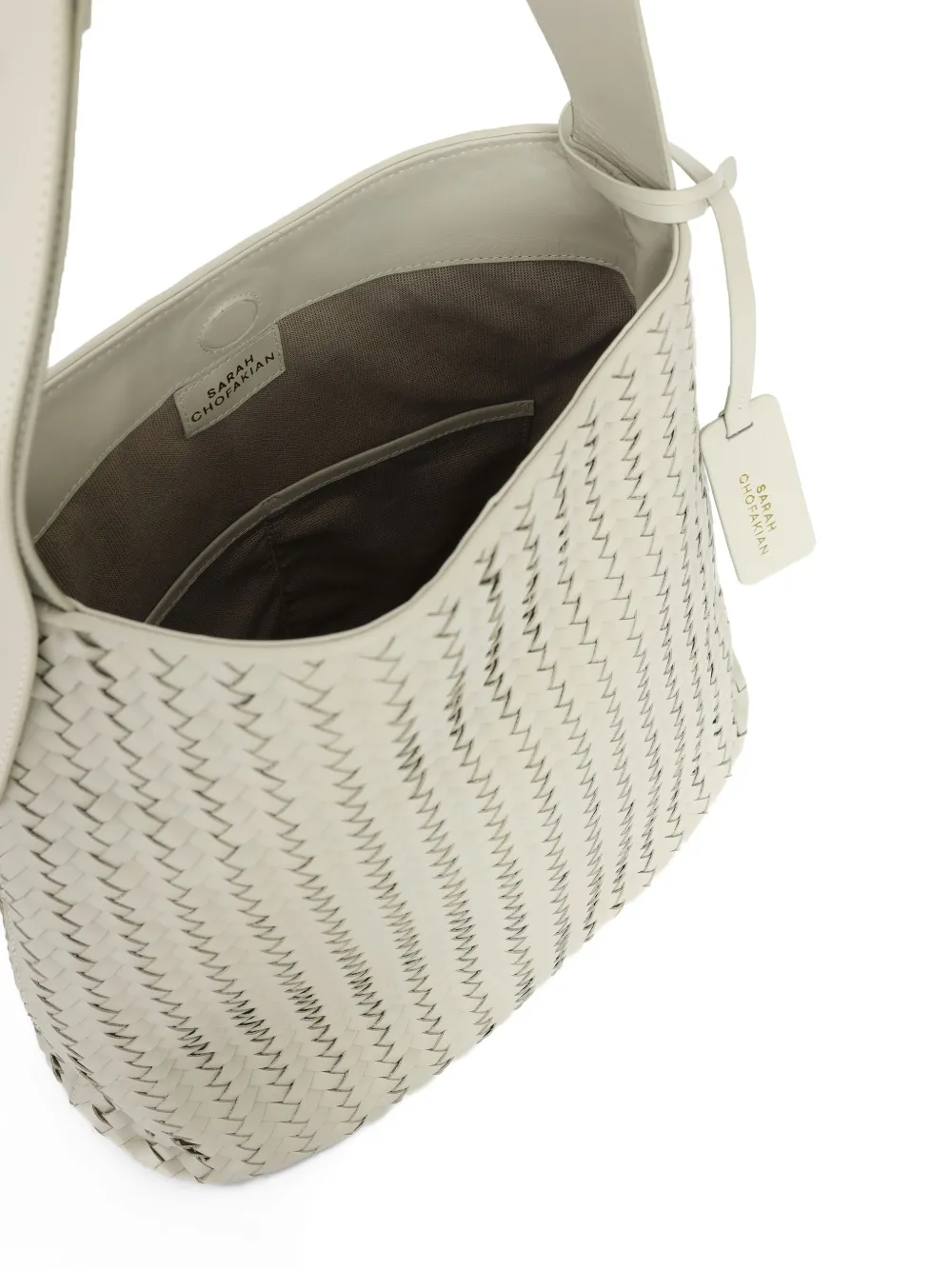 Sarah Chofakian Early schoudertas Beige