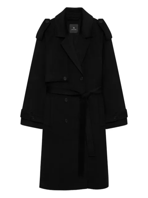 ANINE BING Rickie belted trench coat
