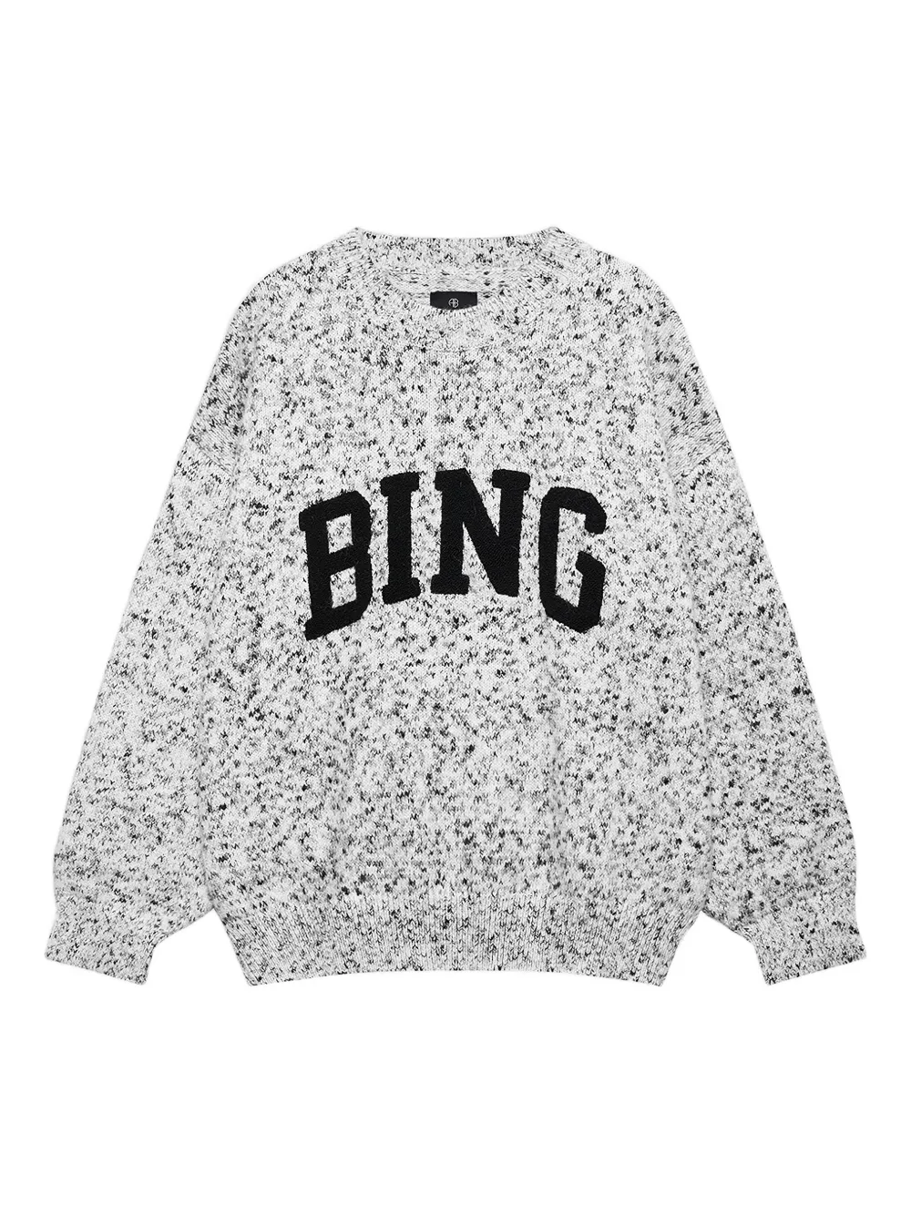 Anine Bing Sydney Crewneck Sweater In Gray