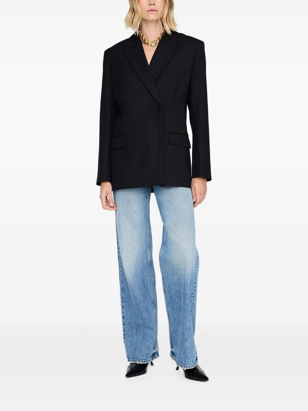 ANINE BING Aretha blazer Zwart