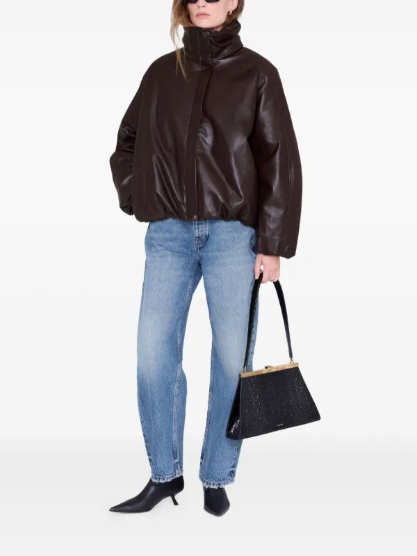 ANINE BING Jaqueta Cyrus | Marrom | FARFETCH BR