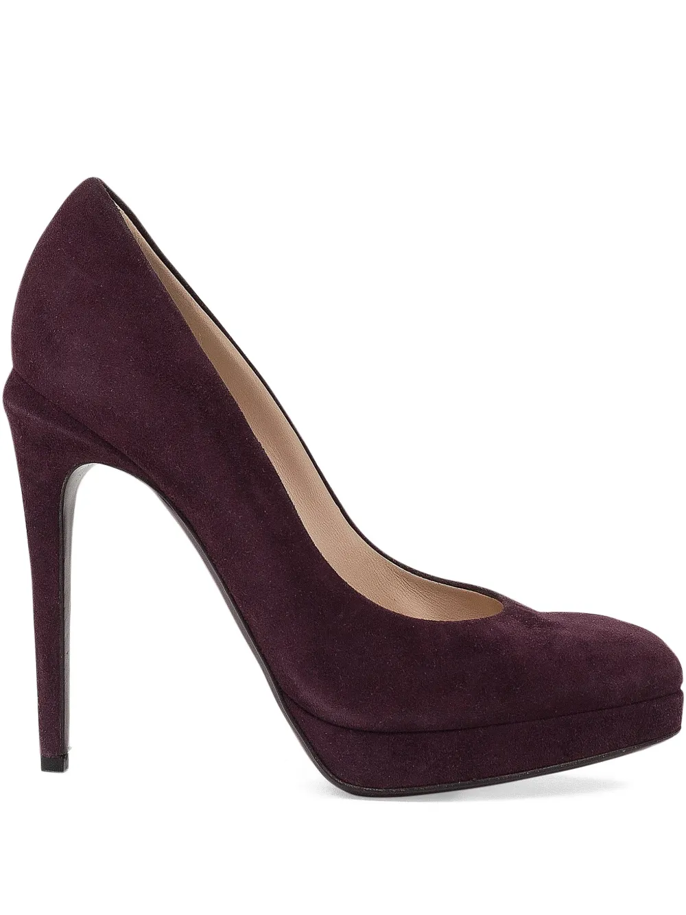 Fendi Platform Stiletto Pumps In Purple
