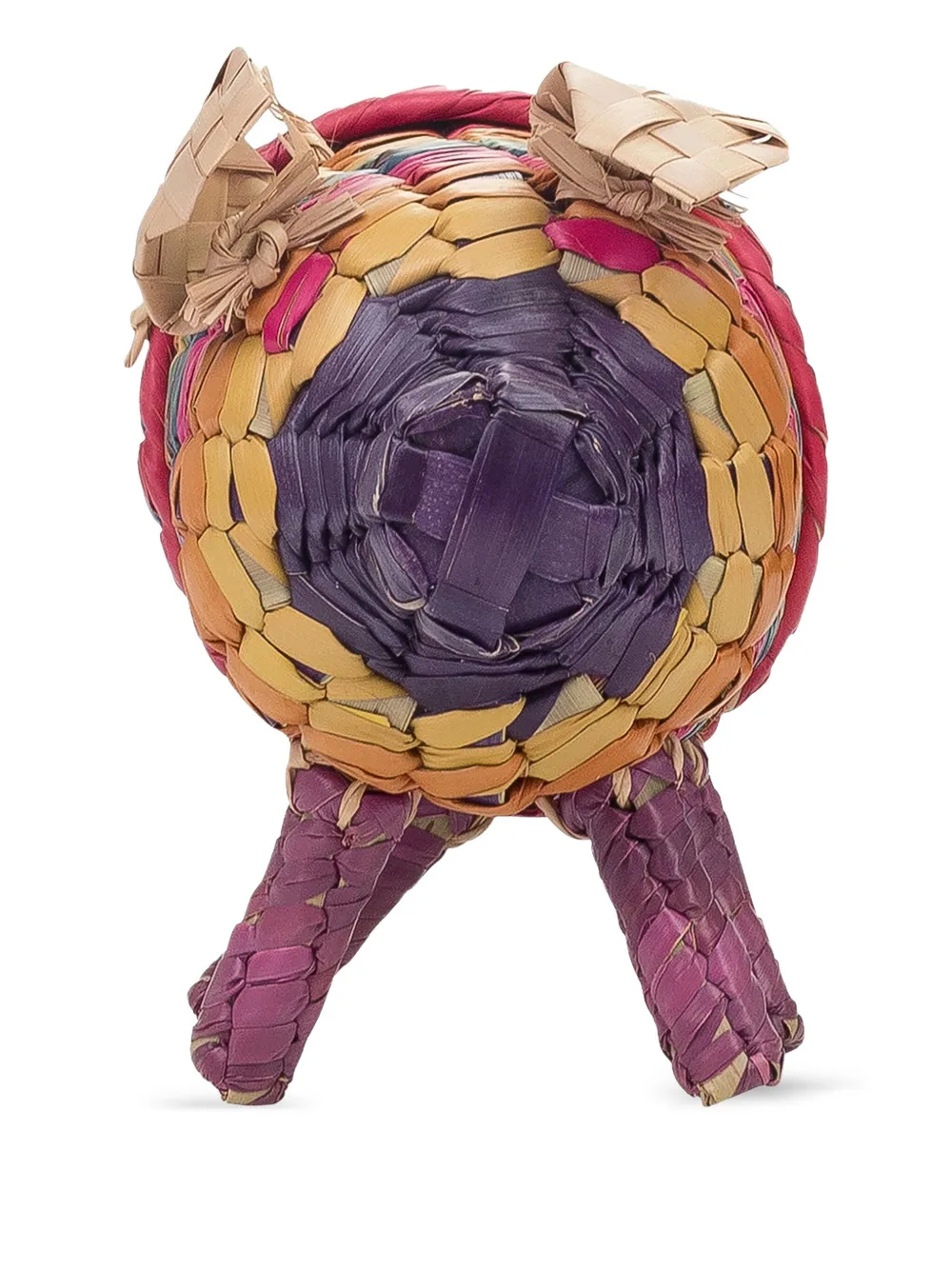 Opening Ceremony pig-shape straw bag | Pink | Image 1