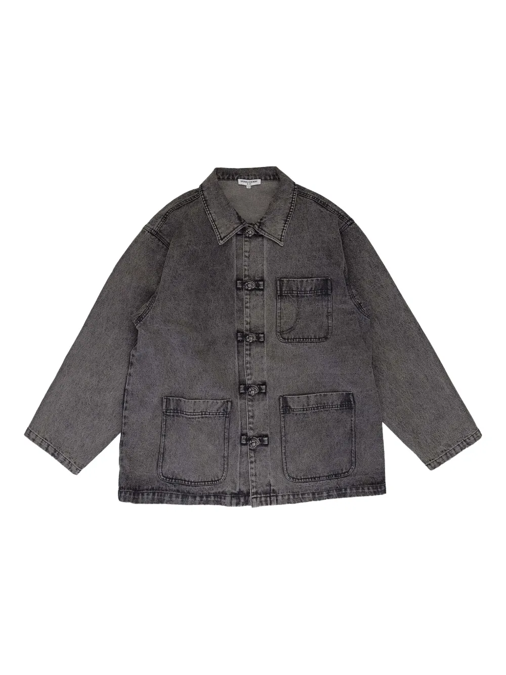 Opening Ceremony Giacca denim con nodo - Grigio