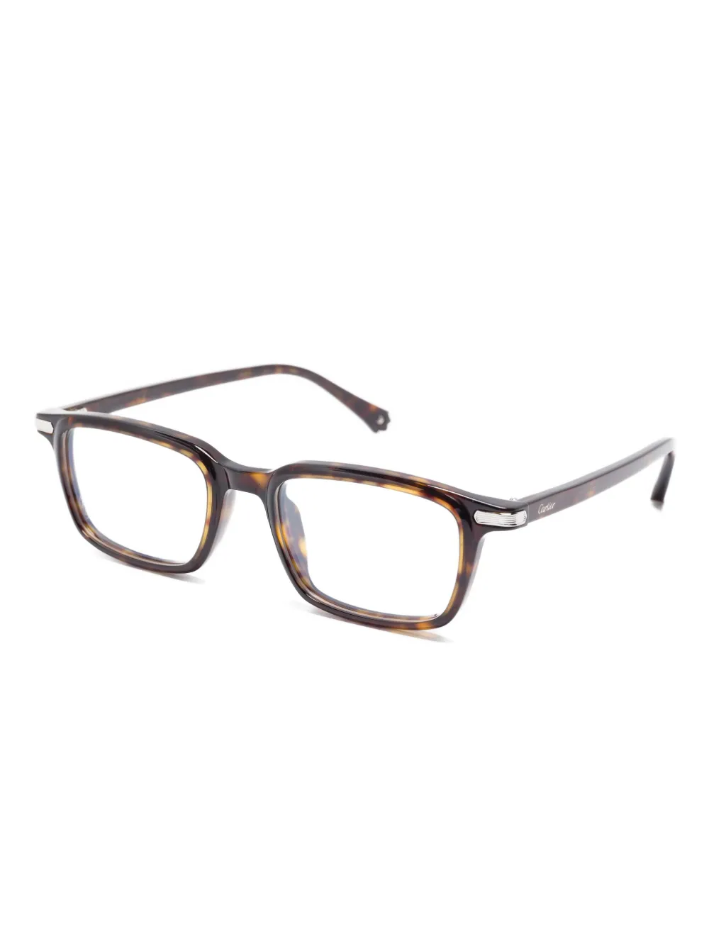Cartier Eyewear rectangle-frame glasses | Men | Image 2