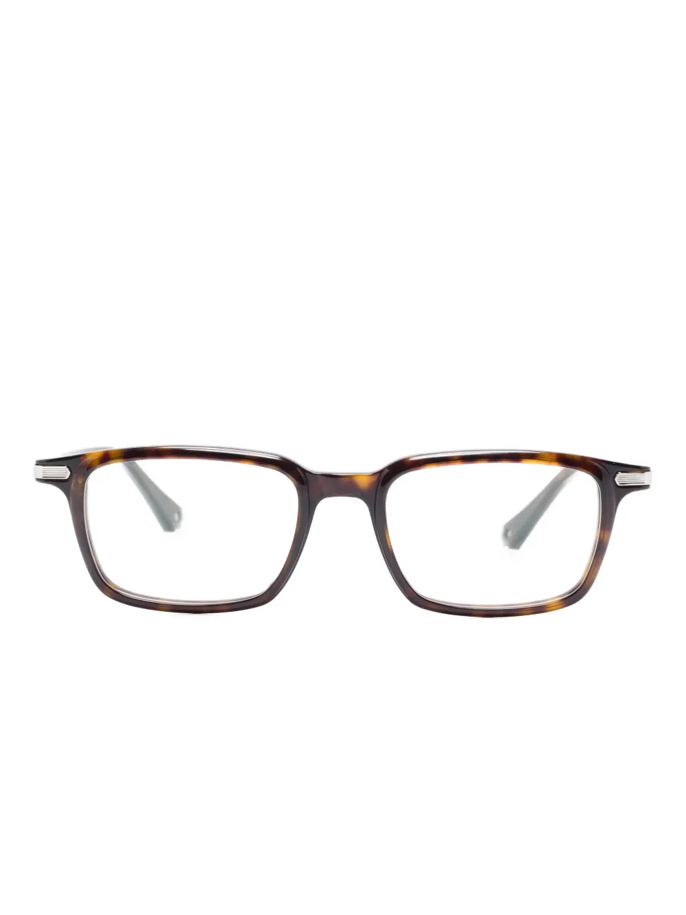 Cartier Eyewear rectangle-frame glasses | Brown | Image 1