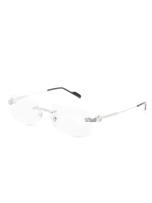 Cartier Eyewear C ドゥ カルティエ リムレスメガネフレーム