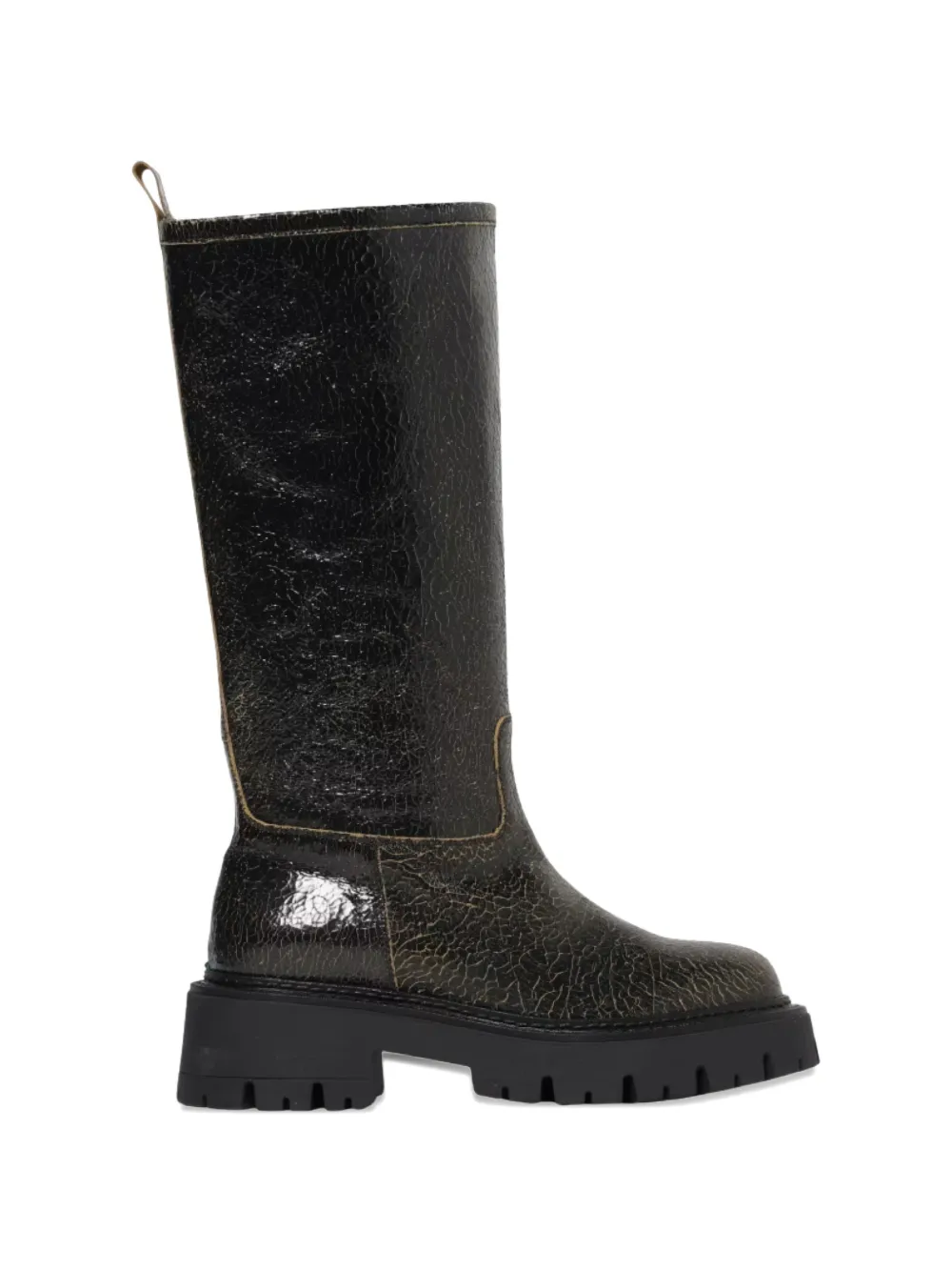 A.Bocca Danubio platform knee-high boots - Nero
