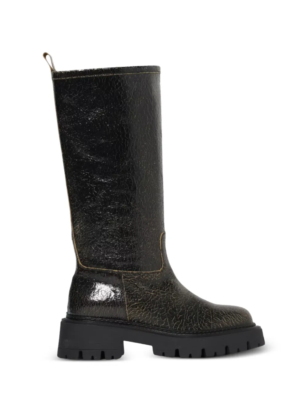 A.Bocca Danubio platform knee-high boots - Nero