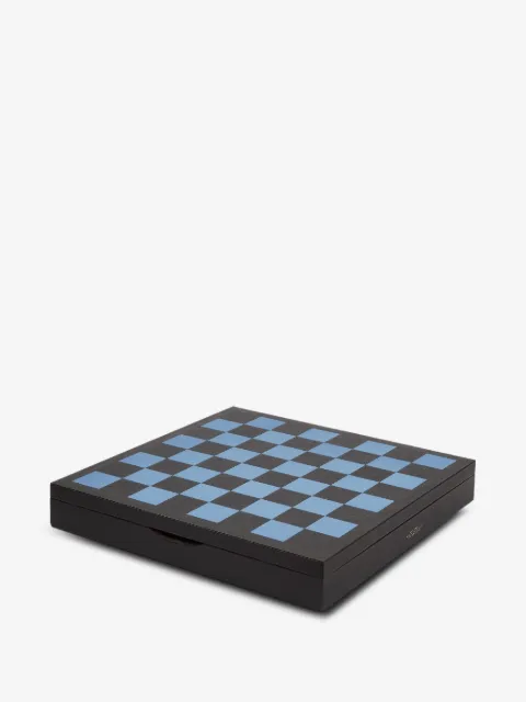 Smythson collector's chess panama games set