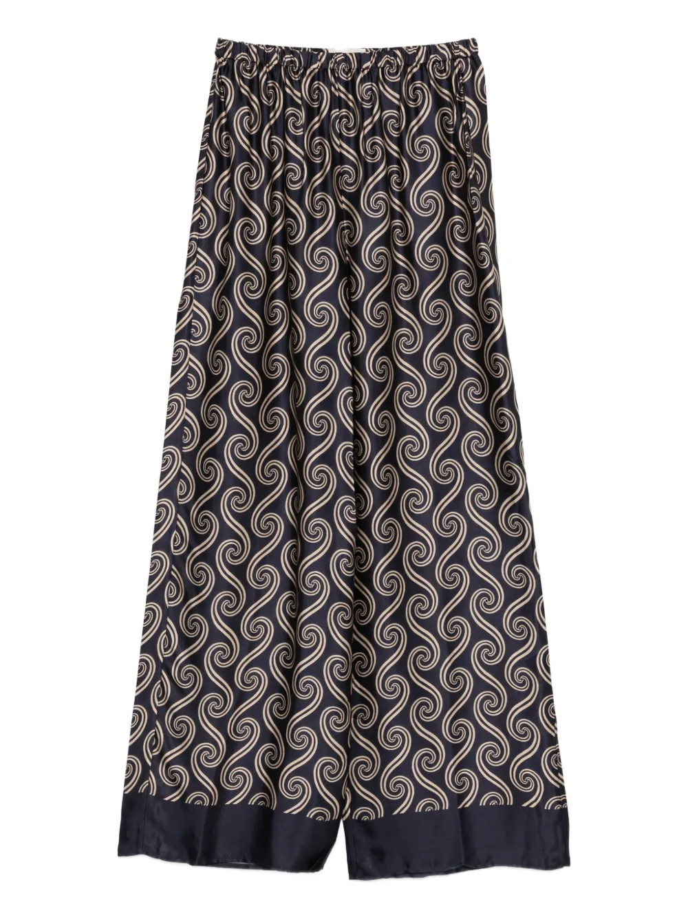 Faithfull The Brand Jensen Pattern Trousers In Blue