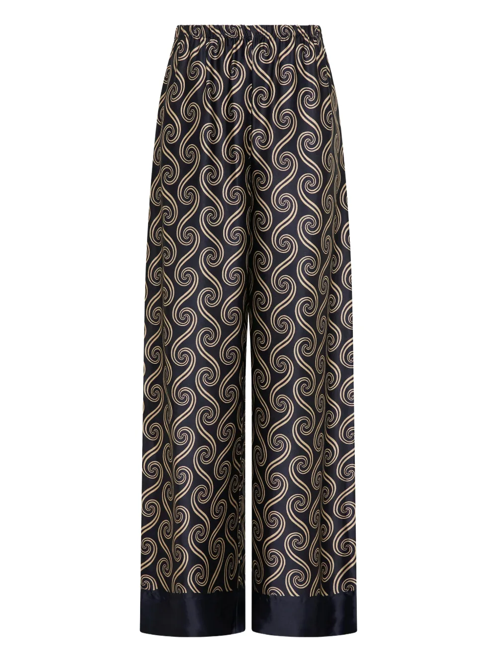 Faithfull the Brand Jensen pattern trousers - Blu