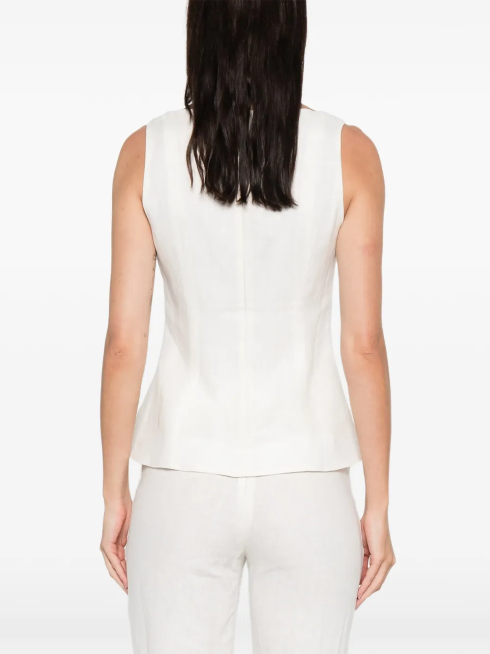 Faithfull The Brand Mina Square-neck Top In White