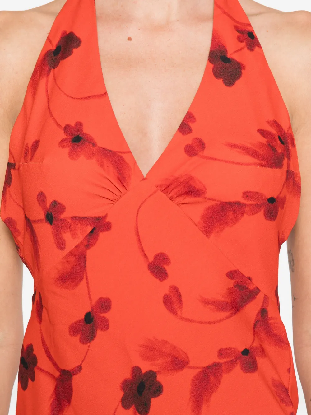 Faithfull The Brand Rosa Maxi Dress In Red